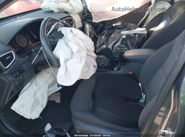 KMHC75LCXHU057348 2017 HYUNDAI IONIQ HYBRID Gray Սալոնի դիմացի տեսք