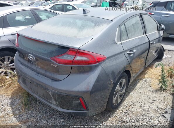 KMHC75LCXHU057348 2017 HYUNDAI IONIQ HYBRID Gray Հետևի աջ