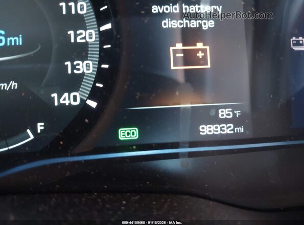 KMHC75LCXHU057348 2017 HYUNDAI IONIQ HYBRID Gray Հետևի նստատեղերի տեսք