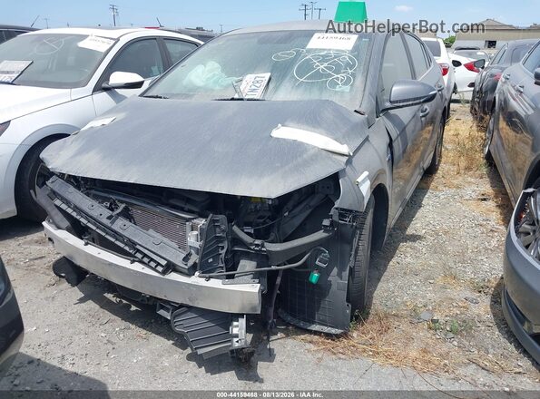 KMHC75LCXHU057348 2017 HYUNDAI IONIQ HYBRID Gray Սալոնի հետևի տեսք