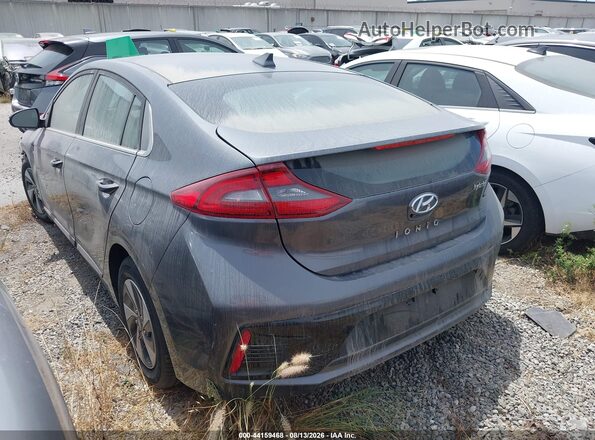 KMHC75LCXHU057348 2017 HYUNDAI IONIQ HYBRID Gray Հետևի ձախ