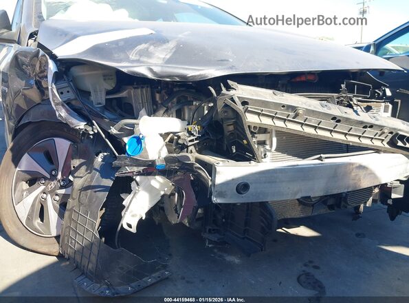 KMHC75LCXHU057348 2017 HYUNDAI IONIQ HYBRID Gray 