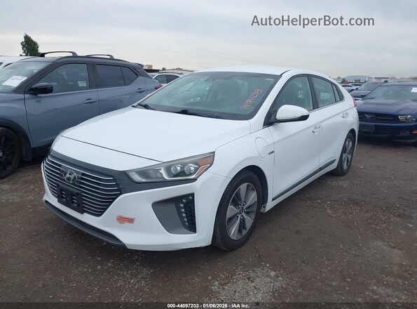 KMHC75LD1KU162800 2019 HYUNDAI IONIQ PLUG-IN HYBRID Белый Передняя левая четверть