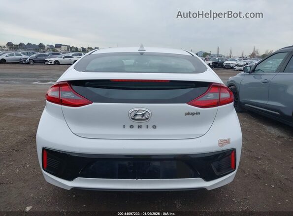 KMHC75LD1KU162800 2019 HYUNDAI IONIQ PLUG-IN HYBRID Белый 