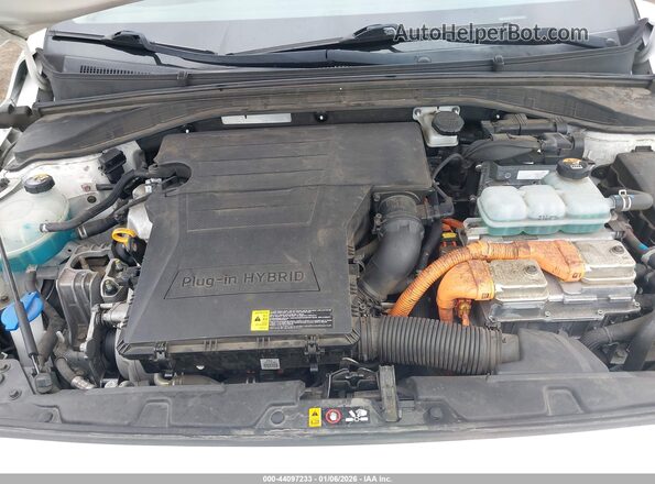 KMHC75LD1KU162800 2019 HYUNDAI IONIQ PLUG-IN HYBRID Белый Вид спереди