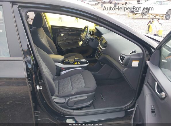 KMHC75LHXKU044750 2019 HYUNDAI IONIQ ELECTRIC Black Front interior view