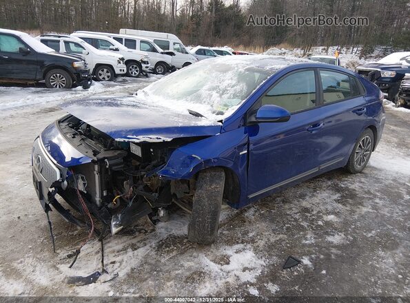 KMHC75LJ1LU060856 2020 HYUNDAI IONIQ ELECTRIC Blue Front left