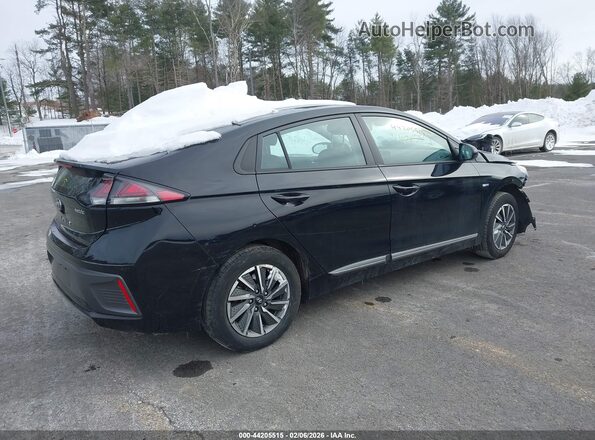 KMHC75LJ4LU074122 2020 HYUNDAI IONIQ ELECTRIC Black Задня права чверть