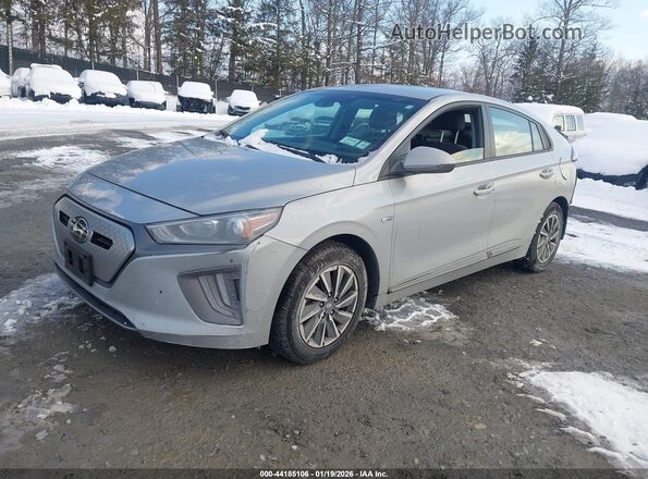 KMHC75LJ8LU063592 2020 HYUNDAI IONIQ ELECTRIC Gray Առջևի ձախ երեք քառորդ տեսարան