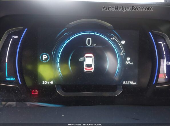KMHC75LJ8LU063592 2020 HYUNDAI IONIQ ELECTRIC Gray Հետևի նստատեղերի տեսք