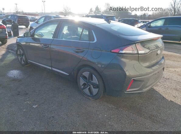 KMHC85LC3NU273664 2022 HYUNDAI IONIQ HYBRID Gray Trasero izquierdo