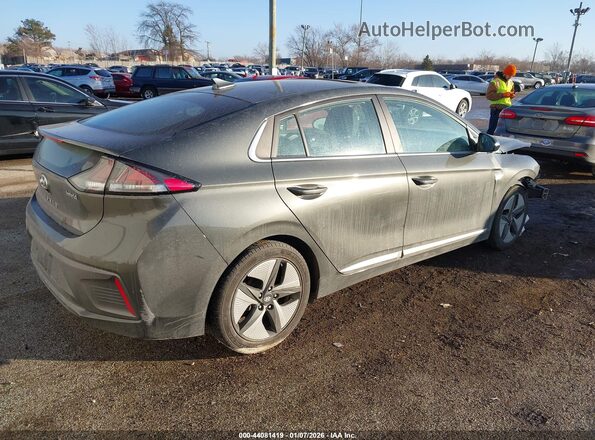 KMHC85LC3NU273664 2022 HYUNDAI IONIQ HYBRID Gray Trasero derecho