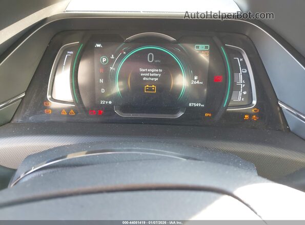 KMHC85LC3NU273664 2022 HYUNDAI IONIQ HYBRID Gray Vista de los asientos traseros