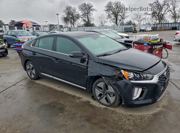 KMHC85LC4LU211980 2020 HYUNDAI IONIQ Black Առջևի աջ