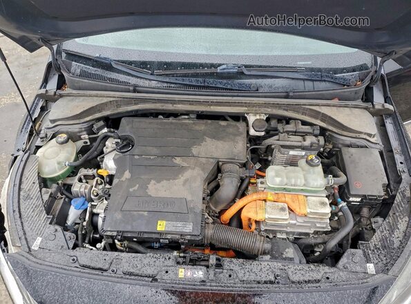 KMHC85LC4LU211980 2020 HYUNDAI IONIQ Black Սալոնի հետևի տեսք