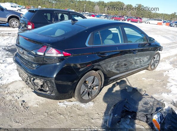 KMHC85LC4NU269638 2022 HYUNDAI IONIQ HYBRID Black Հետևի աջ