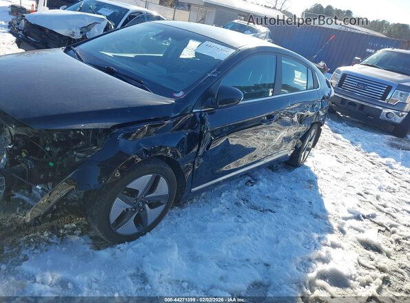 KMHC85LC4NU269638 2022 HYUNDAI IONIQ HYBRID Black Դիմացի տեսք