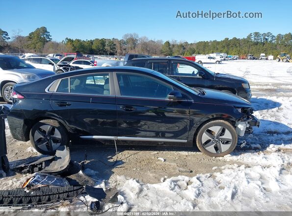 KMHC85LC4NU269638 2022 HYUNDAI IONIQ HYBRID Black Սալոնի 360 աստիճան տեսք