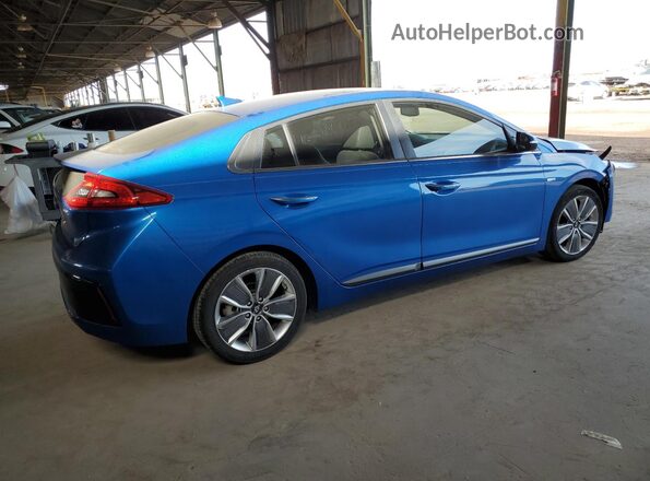KMHC85LC9JU063693 2018 HYUNDAI IONIQ Blue Tył prawy