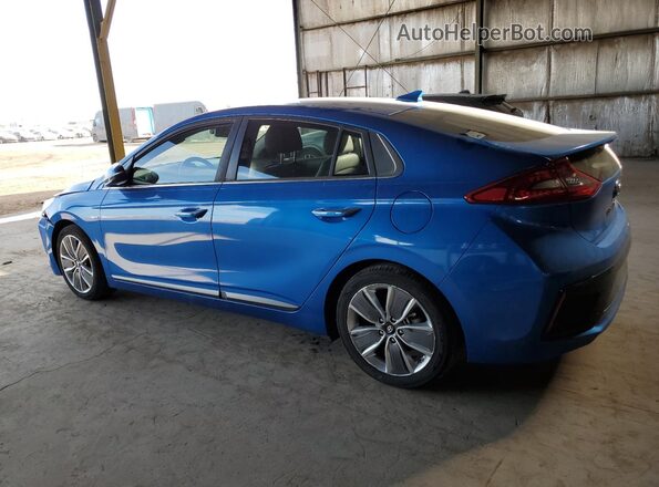 KMHC85LC9JU063693 2018 HYUNDAI IONIQ Blue Tył lewy