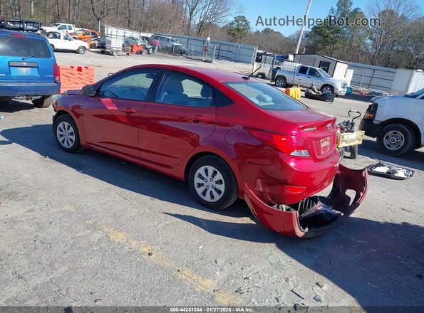 KMHCT4AE1HU365017 2017 HYUNDAI ACCENT Красный Задняя левая четверть