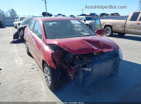 KMHCT4AE1HU365017 2017 HYUNDAI ACCENT Красный Панорамный вид салона 360°