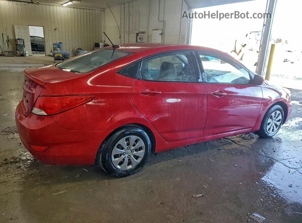 KMHCT4AE2GU085153 2016 HYUNDAI ACCENT Red უკანა მარჯვენა