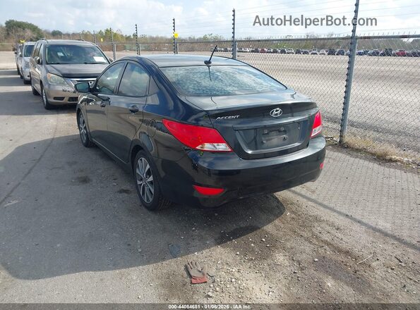 KMHCT4AE2HU354401 2017 HYUNDAI ACCENT Черный Задняя левая четверть
