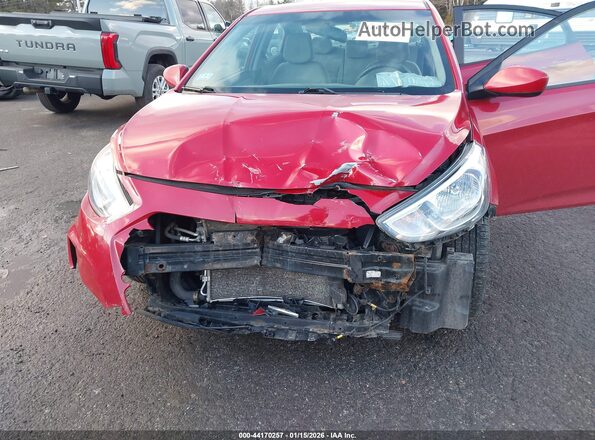 KMHCT4AE3HU300217 2017 HYUNDAI ACCENT Red Вид спереду