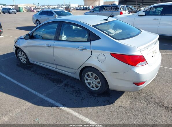 KMHCT4AE4GU015542 2016 HYUNDAI ACCENT Silver Rear left