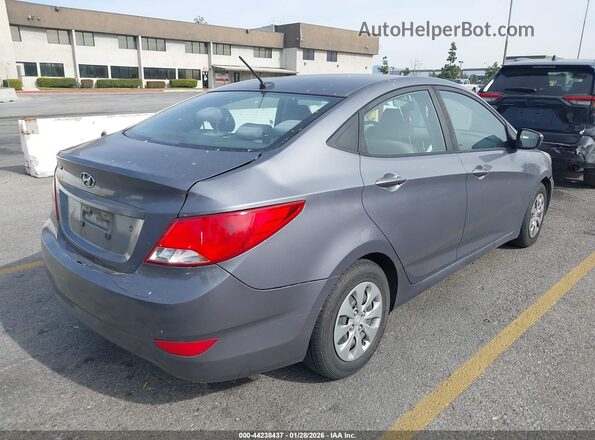 KMHCT4AE4HU236964 2017 HYUNDAI ACCENT Gray უკანა მარჯვენა