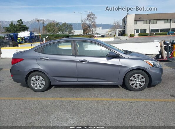 KMHCT4AE4HU236964 2017 HYUNDAI ACCENT Gray უკანა სალონის ხედი