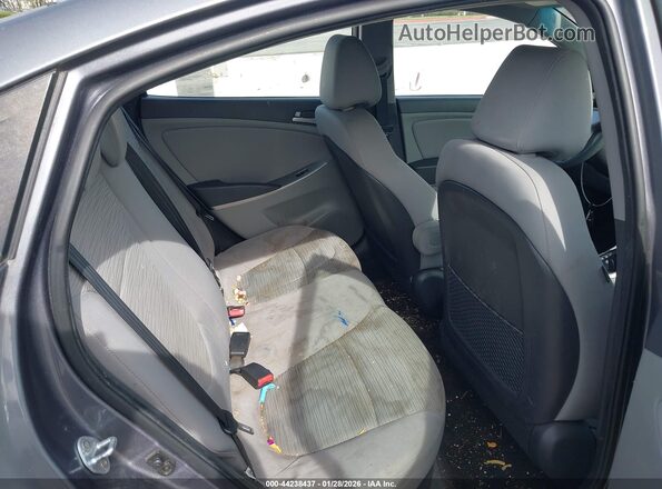 KMHCT4AE4HU236964 2017 HYUNDAI ACCENT Gray VIN კოდის სტიკერის ხედი