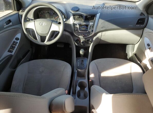 KMHCT4AE5GU107565 2016 HYUNDAI ACCENT Blue Вид панелі приладів