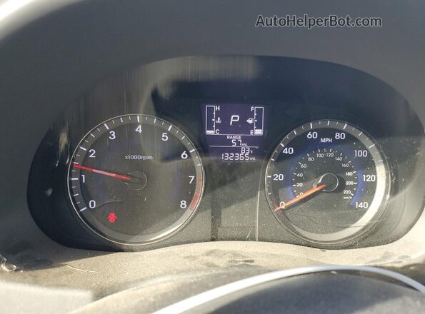 KMHCT4AE5GU107565 2016 HYUNDAI ACCENT Blue Вид щитка приладів