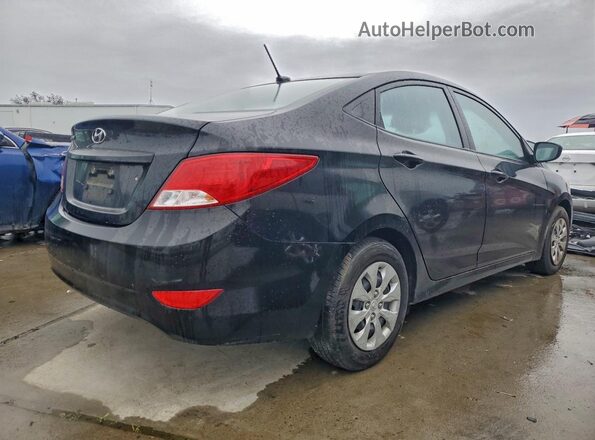 KMHCT4AEXGU071579 2016 HYUNDAI ACCENT Black Tył prawy