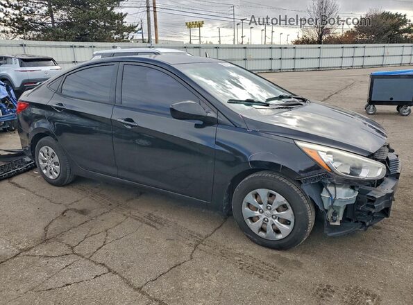 KMHCT4AEXGU975075 2016 HYUNDAI ACCENT Black Առջևի աջ