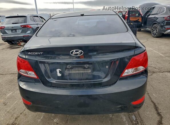 KMHCT4AEXGU975075 2016 HYUNDAI ACCENT Black Հետևի տեսք