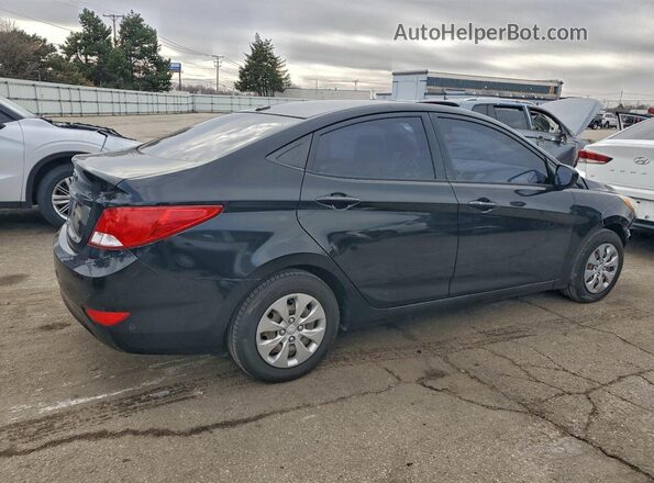 KMHCT4AEXGU975075 2016 HYUNDAI ACCENT Black Հետևի աջ