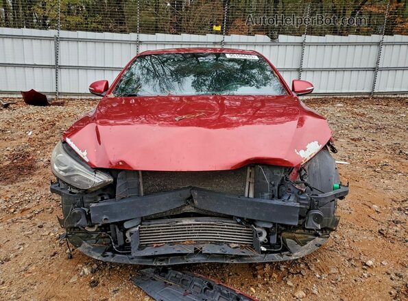 KMHD04LB9JU456302 2018 HYUNDAI ELANTRA Красный Вид спереди
