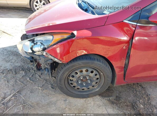 KMHD35LH0HU350140 2017 HYUNDAI ELANTRA GT Red Widok zestawu wskaźników