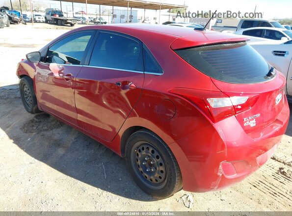 KMHD35LH0HU350140 2017 HYUNDAI ELANTRA GT Red Tył lewy