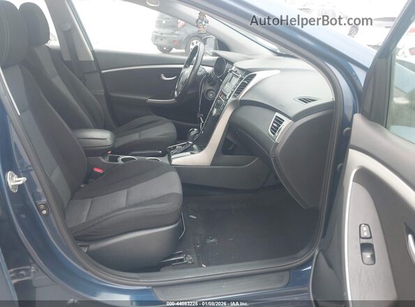 KMHD35LH2GU268151 2016 HYUNDAI ELANTRA GT Blue Widok wnętrza z przodu