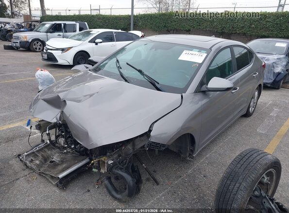 KMHD84LF8LU074180 2020 HYUNDAI ELANTRA Gray Передня ліва чверть