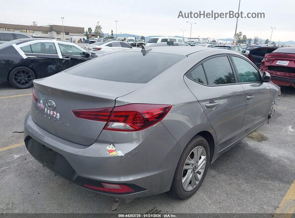 KMHD84LF8LU074180 2020 HYUNDAI ELANTRA Gray Задня права чверть