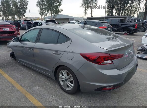 KMHD84LF8LU074180 2020 HYUNDAI ELANTRA Gray Задня ліва чверть