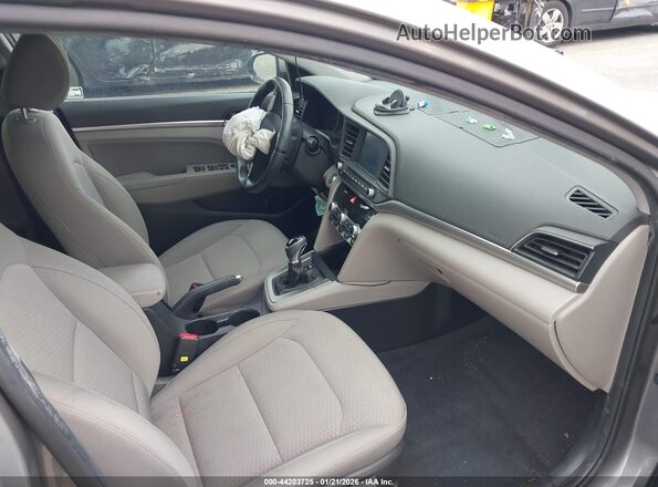 KMHD84LF8LU074180 2020 HYUNDAI ELANTRA Gray Вид салону спереду