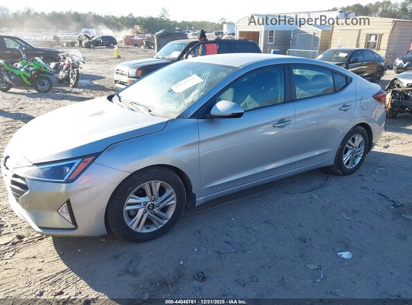 KMHD84LFXLU043996 2020 HYUNDAI ELANTRA Silver Առջևի ձախ երեք քառորդ տեսարան