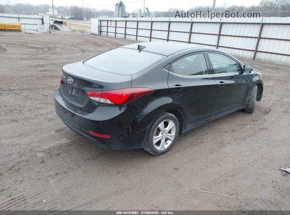 KMHDH4AE0GU601693 2016 HYUNDAI ELANTRA Black Trasero derecho