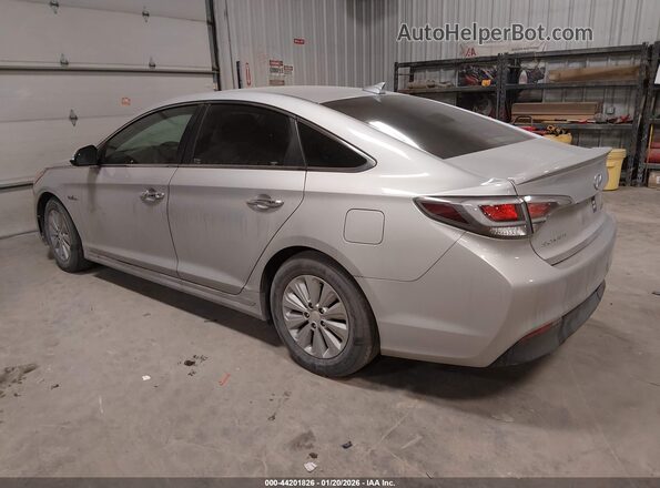 KMHE24L10GA010796 2016 HYUNDAI SONATA HYBRID Silver Tył lewy